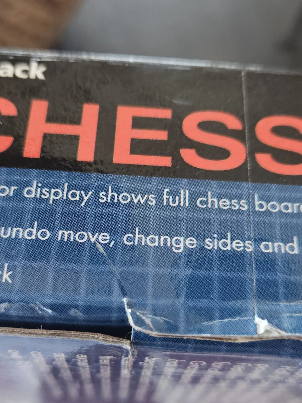 RadioShack 1990's E-Chess Electronic Handheld Game New in Box
